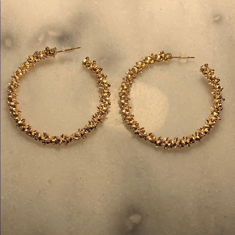 Gold Hoop Earring Set